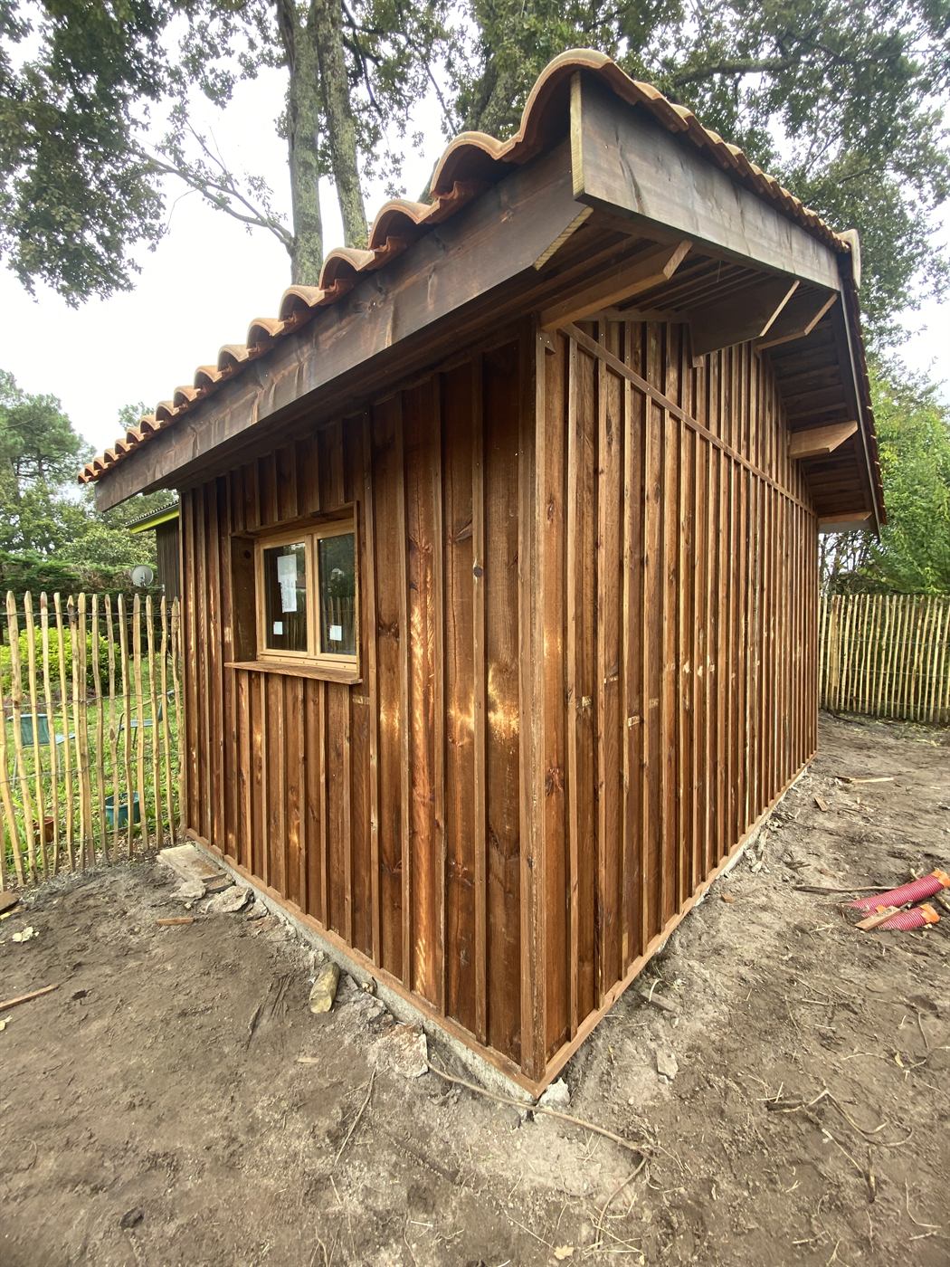 Cabanon de jardin construit par Jardin Médoc